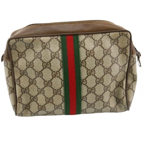 Gucci Brown GG Canvas Second Bag - Picture 1 of 9